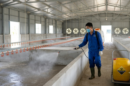 Tại sao phải sát trùng chuồng trại trước mỗi lứa nuôi